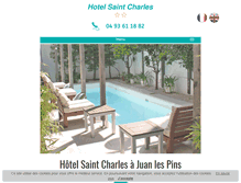 Tablet Screenshot of hotelsaintcharles.fr